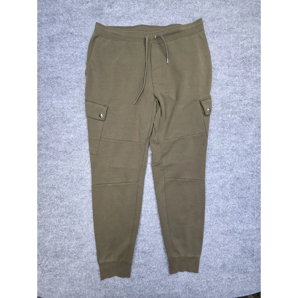 Polo Ralph Lauren Performance Cargo Jogger Mens Large Green Sweatpants
